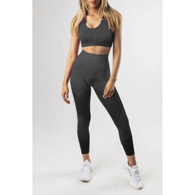 Black Criss Cross Bra and High Waist Leggings Sports Wear