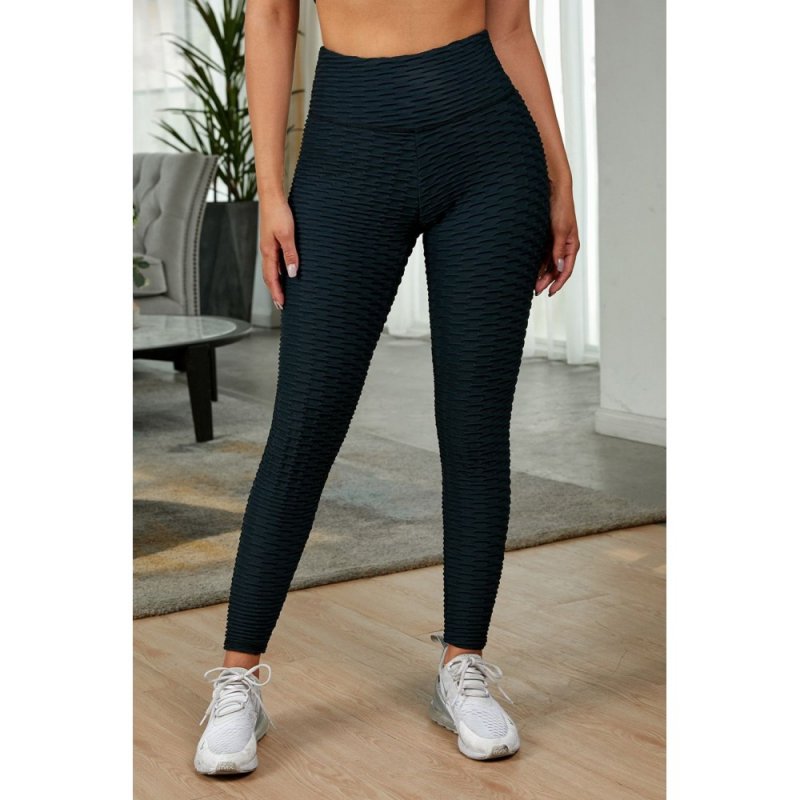 Black Yoga Gym Butt Lift Sport Leggings