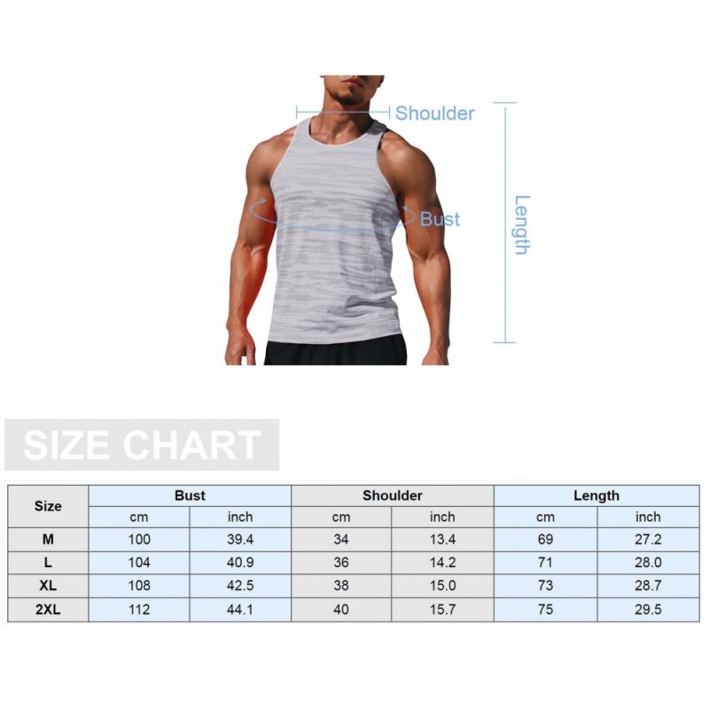 Men Sports Tank Top Sleeveless Loose Fit Quick-dry Breathable Basketball Training Athletic Gym Tops